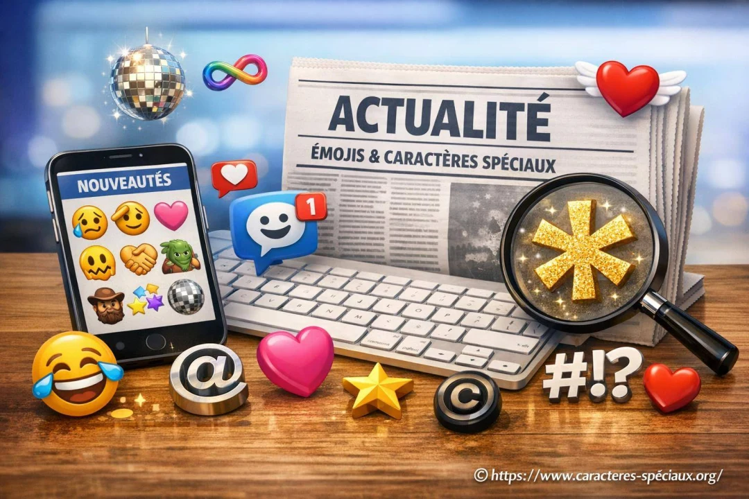Actualité des émojis et caractères spéciaux