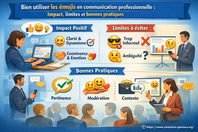 Bien utiliser les émojis en communication professionnelle : impact, limites et bonnes pratiques