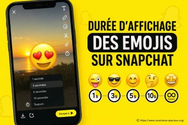 Durée d'affichage des emojis sur Snapchat : comment ça fonctionne ?