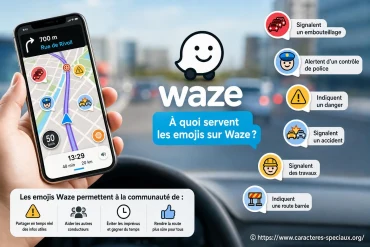 À quoi servent les emojis sur Waze et comment les utiliser ?